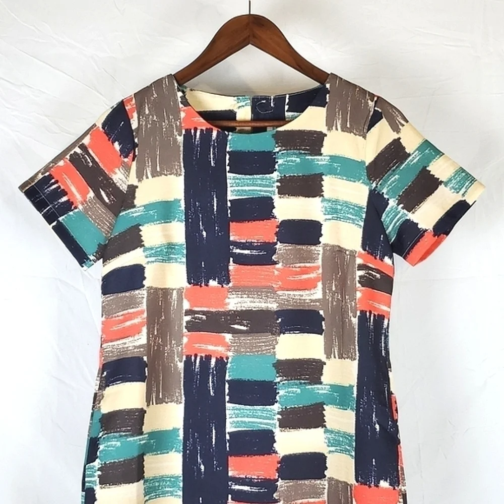 Molly‎ Bracken Watercolor Print Shift Dress